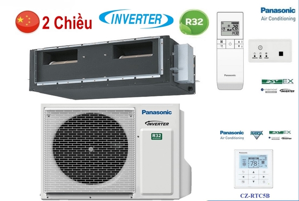 Điều hòa nối ống gió Panasonic 2 chiều S-2124PF3HB/U-24PZ3H5 Điều hòa nối ống gió Panasonic 2 chiều S-2124PF3HB/U-24PZ3H5