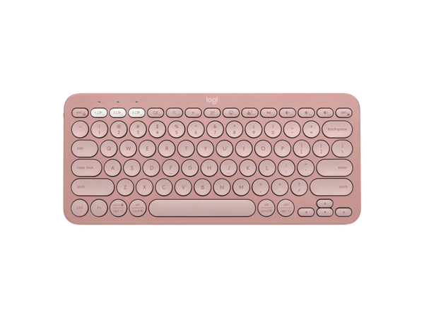Bàn phím Bluetooth Logitech Pebble Key 2 K380S (hồng) 920-011755
