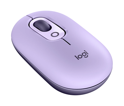 Chuột không dây Logitech POP with Emoji Tím 910-006621