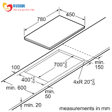 Bếp 2 từ Đôi Bosch PPI82560MS, công suất 3,5kw ,Serie-8