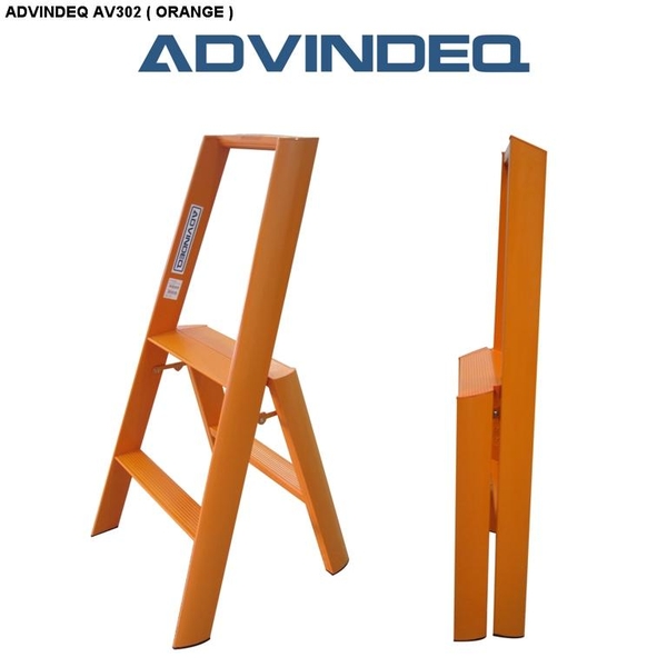 Thang nhôm ADVINDEQ AV302 (Orange) 2 bậc