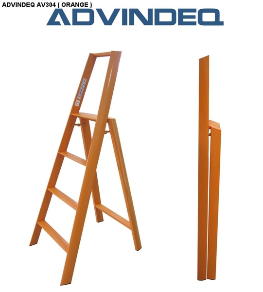 Thang nhôm ADVINDEQ AV304 (Orange) 4 bậc