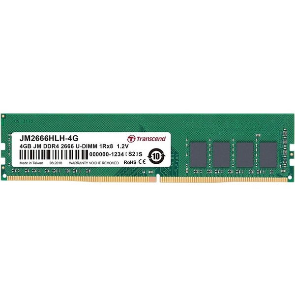 Ram Desktop Transcend JetRam 4GB (1x4GB) DDR4 2666MHz (JM2666HLH-4G)