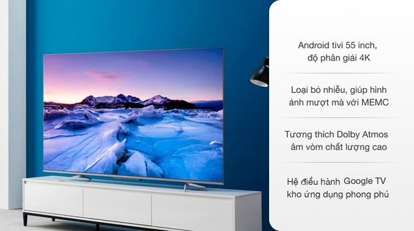 Smart Tivi TCL 4K 55P725 55 inch Android TV