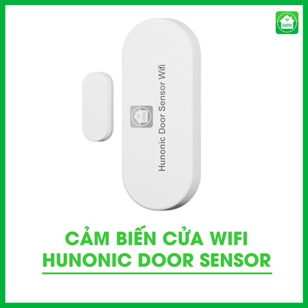 Cảm biến cửa Wifi Hunonic Door Sensor Thế Hệ Mới