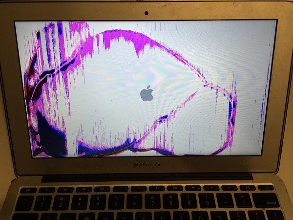 màn hình laptop bị chảy mực
