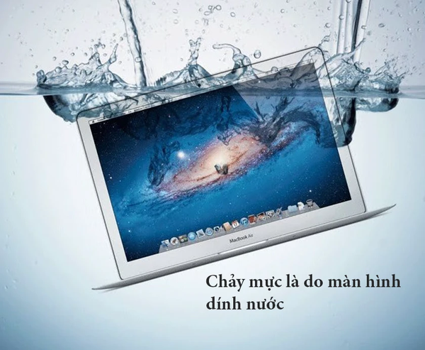 màn hình laptop bị chảy mực