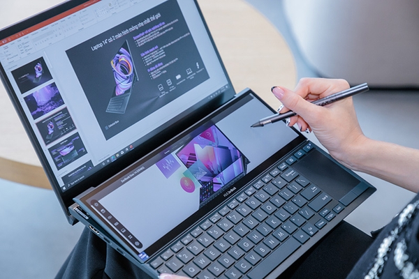 laptop 2 màn hình
