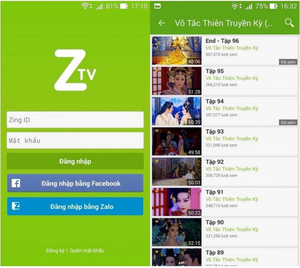 zing tv phim truyen hinh