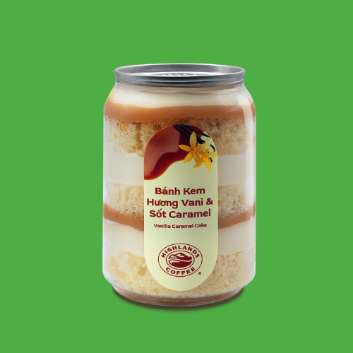 Bánh Kem Hương Vani & Sốt Caramel