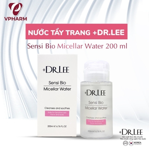 Nước tẩy trang +Dr.lee sensi bio micellar water 200ml
