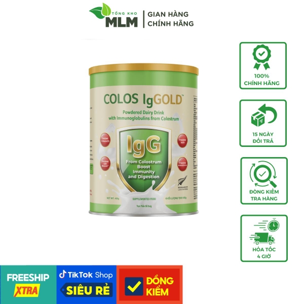Thực phẩm bổ sung sữa non COLOS IgGOLD (COLOS IgGOLD LON)