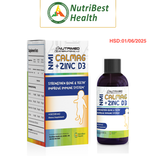 Thực phẩm bảo vệ sức khỏe NMI CALMAG + ZINC D3