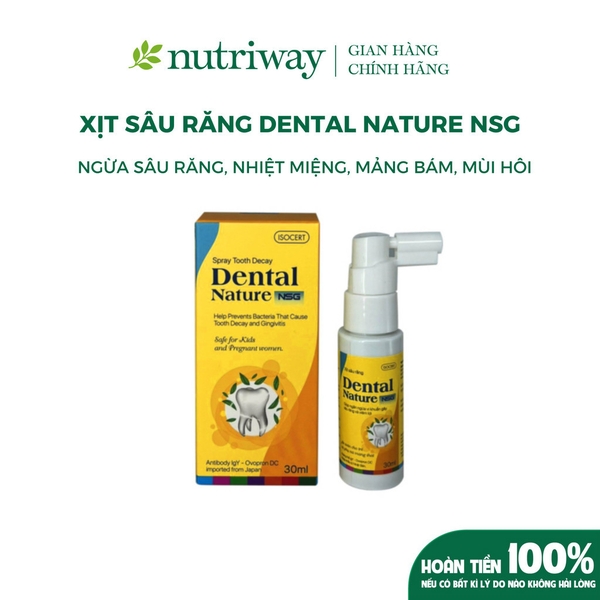 Xịt sâu răng Dental Nature NSG