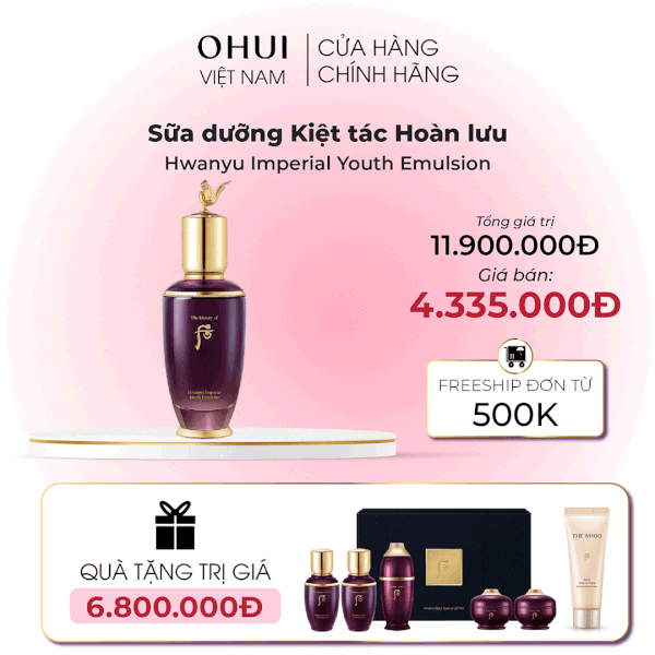 Sữa dưỡng Kiệt tác Hoàn lưu Hwanyu Imperial Youth Emulsion