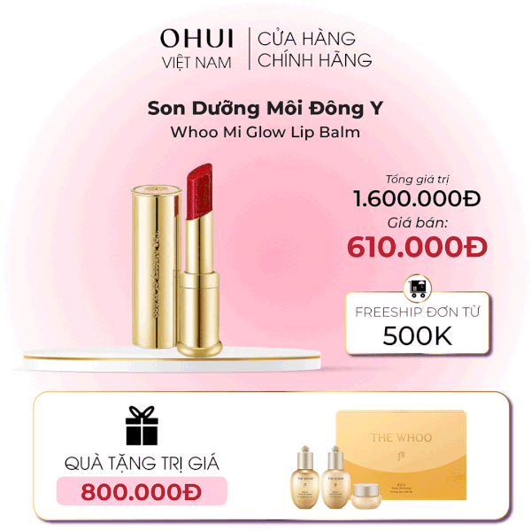Son Dưỡng Môi Đông Y Whoo Mi Glow Lip Balm