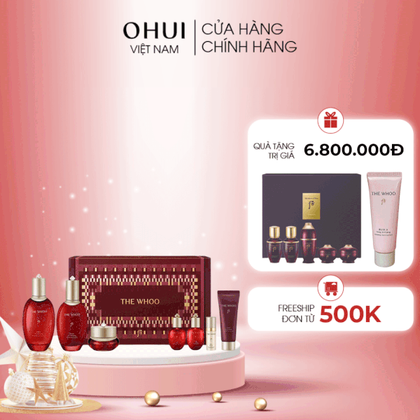 Bộ dưỡng da chống lão hóa Whoo Jinyulhyang 3pcs