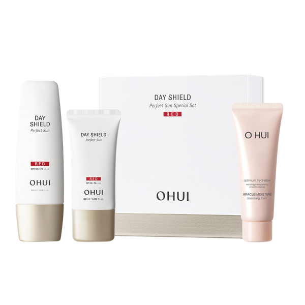 Bộ Kem Chống Nắng Ohui Day Shield Perfect Sun Red 3pcs