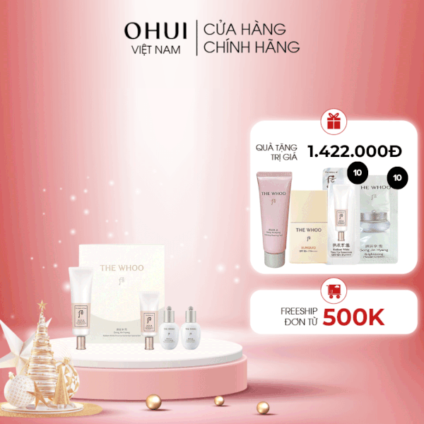 Bộ Kem chống nắng Whoo nâng tông Gongjinhyang Seol Radiant White Tone Up Sunscreen