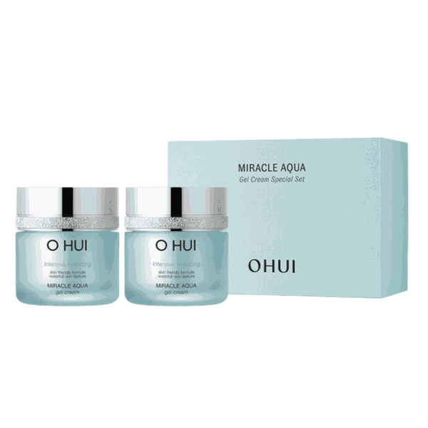 Bộ Kem Dưỡng Da Cấp Ẩm Ohui Miracle Aqua 2pcs