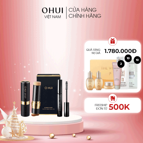 Bộ Kem Nền Dạng Thỏi Ohui Ultimate Stick Foundation 2pcs Set