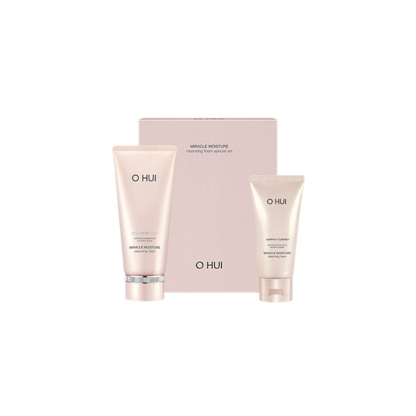 Bộ Sữa Rửa Mặt Dưỡng Ẩm OHUI Miracle Moisture Cleansing Foam