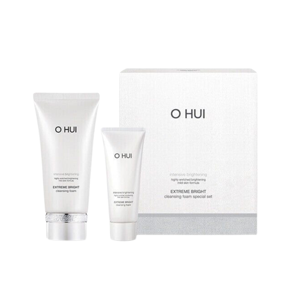 Bộ sữa rửa mặt dưỡng trắng da OHUI Extreme Bright Cleansing Foam