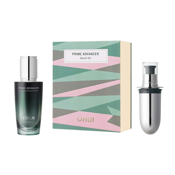 Bộ Tinh Chất Ohui Prime Advancer De Aging Ampoule Serum 2pcs Set