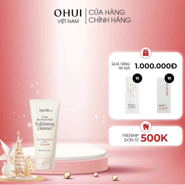 Sữa Rửa Mặt Chiết Xuất Gạo Sum37 Micro Active Secret Rice Nuruk Daily Exfoliati Cleanser