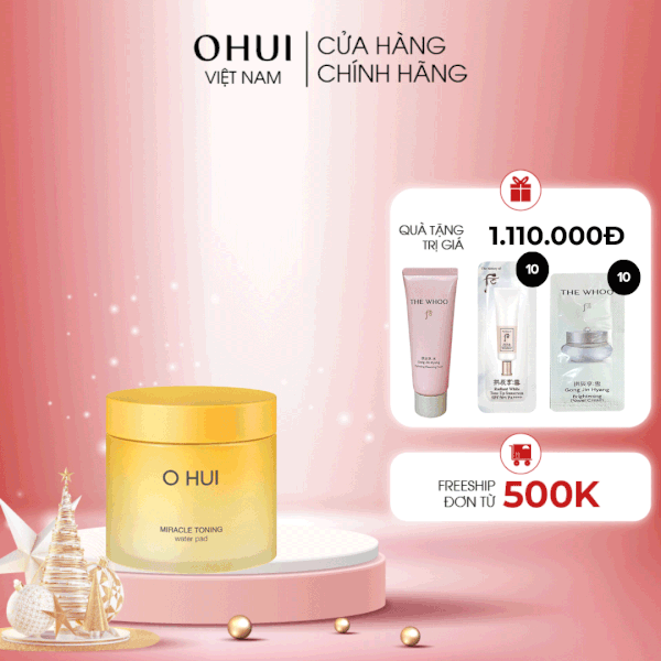 Bông dưỡng đa năng OHUI Miracle Toning Water Pad