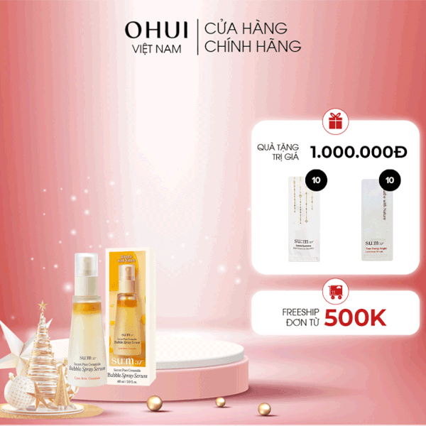 Xịt Khoáng Nước Thần Sum37 Secret Bubble Spray 60ml