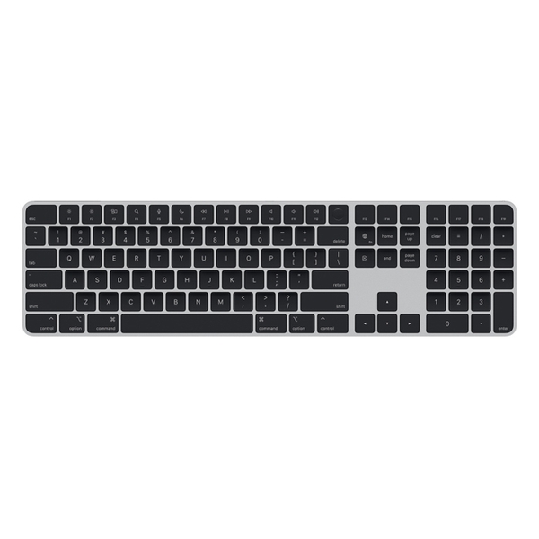 Apple Magic Keyboard with Touch ID and Numeric Keypad for Mac models with Apple silicon - Black Keys