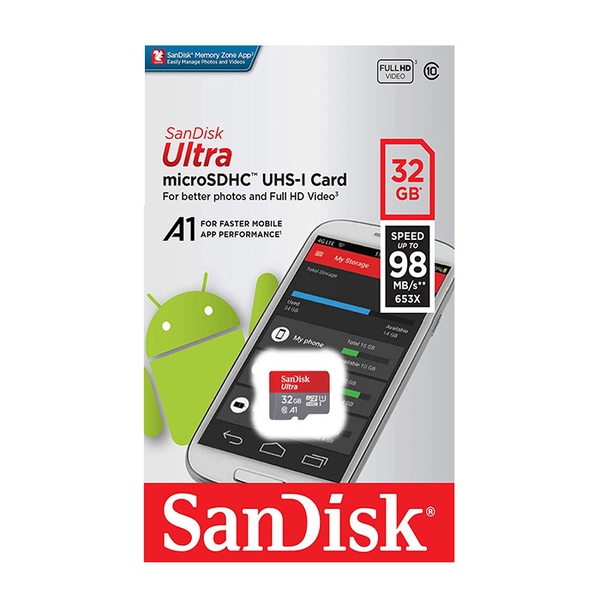 Sandisk Ultra MicroSD Class 10 - 32GB