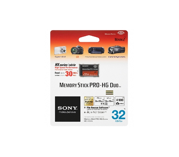 Sony Memory Stick Pro-HG Duo - 32GB