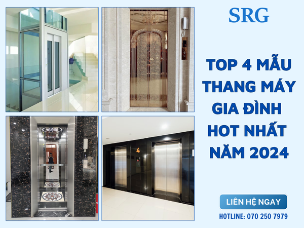 BẬT MÍ 4 MẪU THANG MÁY ĐẸP NHẤT, SANG TRỌNG NHẤT NĂM 2024 - SRG