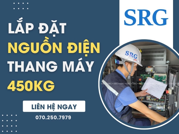 Lắp Đặt Thang Máy 450kg Dùng Nguồn Điện Mấy Pha