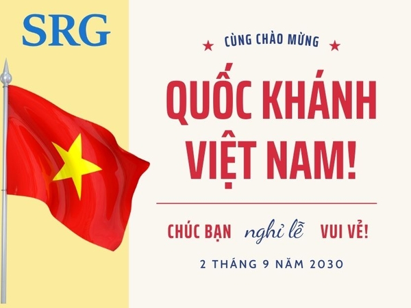 ️CHÀO MỪNG LỄ KỶ NIỆM 79 NĂM QUỐC KHÁNH 2/9 - SRG