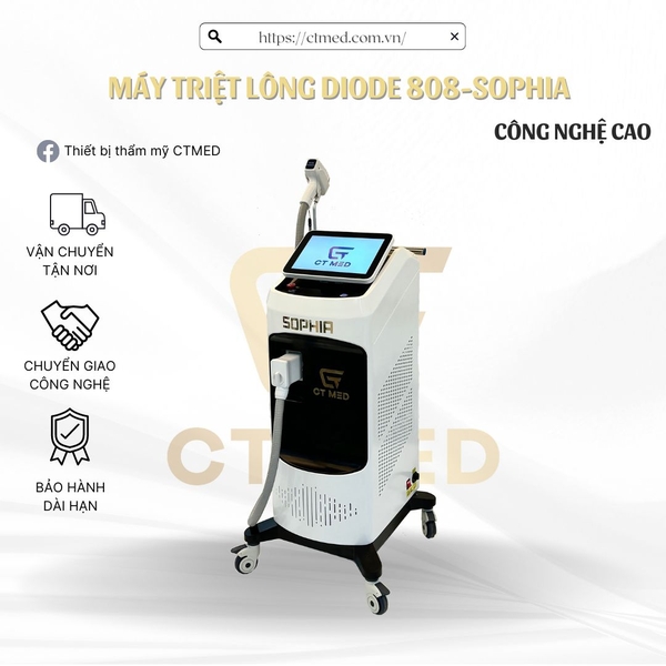 Máy Triệt Lông Diode 808 - SOPHIA