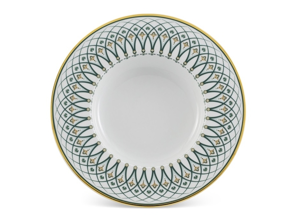 dia-sup-27-cm-dong-tam-xanh-la