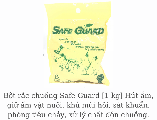 bot-rac-chuong-safe-guard-1-kg-hut-am-giu-am-vat-nuoi-khu-mui-hoi-sat-khuan-phon