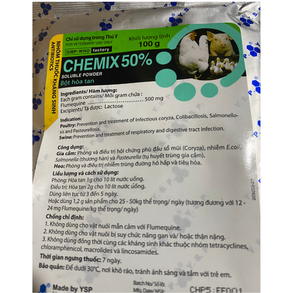 chemix-50-ysp-cho-ga-phu-dau-so-mui-thuong-han-tu-huyet-trung-100-gr