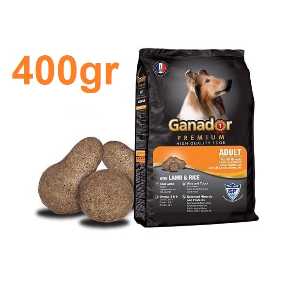 ganador-cuu-400gr-thuc-an-cho-truong-thanh-huong-vi-cuu-va-gao-lamd-and-rice