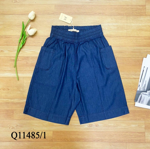 Quần Phom Rộng Jean Wash Lưng Thun - Q11485/1