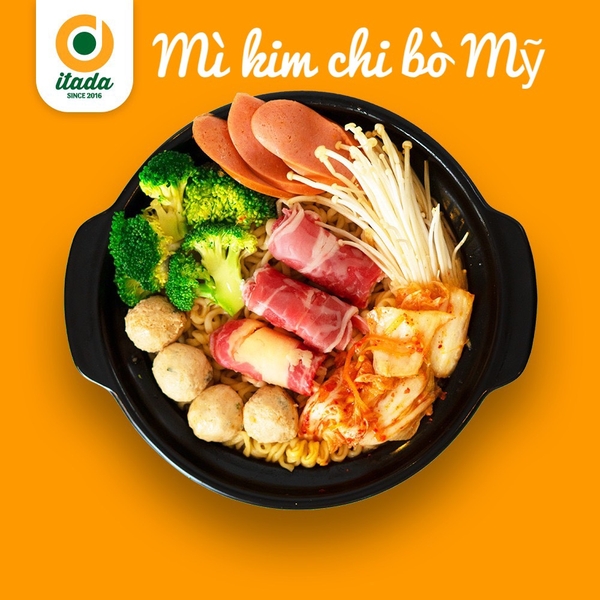 Mì cay kim chi bò Mỹ