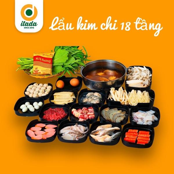 Lẩu kim chi 18 tầng