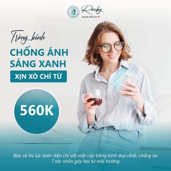 TRÒNG ROCKY - BẢO VỆ MẮT KHỎI ÁNH SÁNG XANH CÓ HẠI VÀ TIA UV