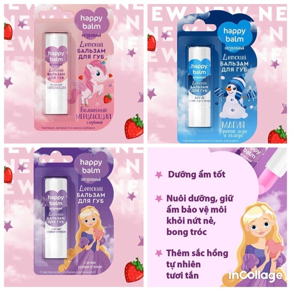 HAPPY BALM - SON DƯỠNG MÔI