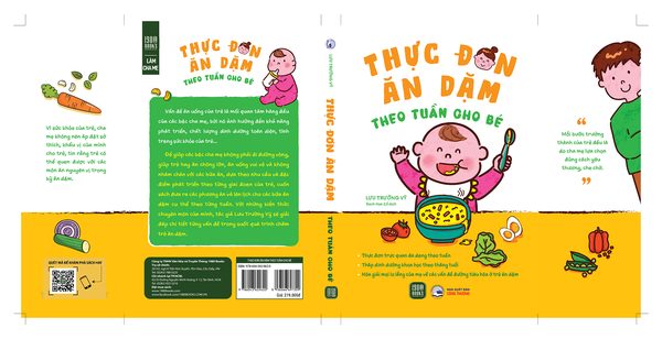 Sách Thực Đơn Ăn Dặm Theo Tuần Cho Bé - Lưu Trường Vỹ