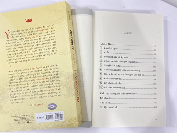 Sách Hoàng Hậu Đỏ - Tình Dục Và Sự Tiến Hóa Của Bản Tính Người của tác giả Matt Ridley