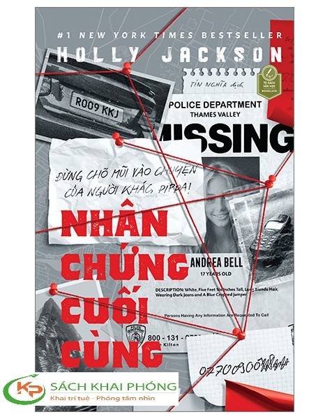 Sách Nhân Chứng Cuối Cùng của tác giả Holly Jackson